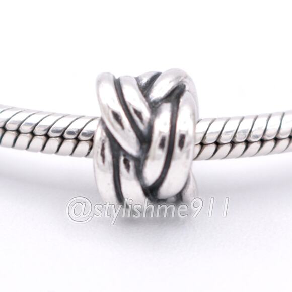 Authentic PANDORA Forget-Me-Knot Charm - 790484 - Picture 1 of 9